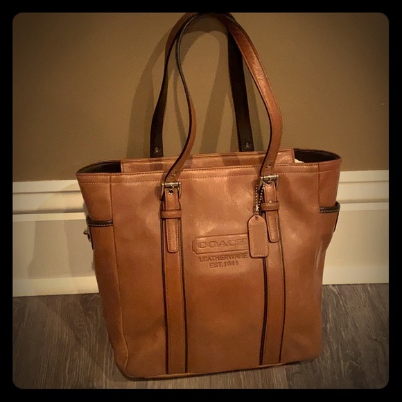 Coach Handbags - Camel Leather Coach Handbag